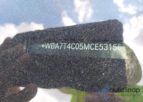 2021 BMW 740I xDrive из США, поврежденный, VIN WBA7T4C05MCE53155